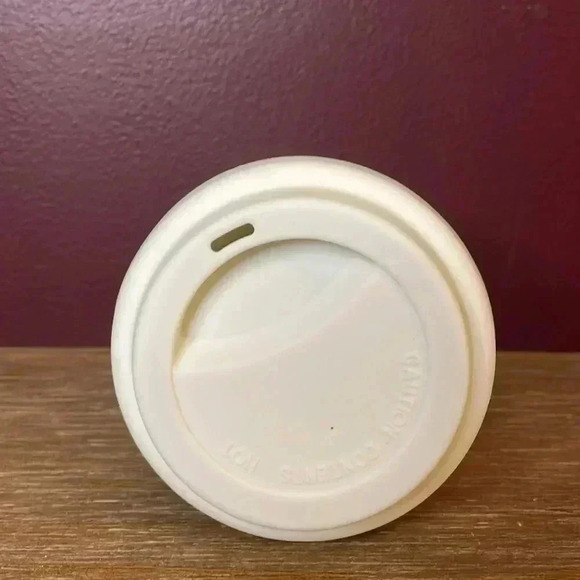 Starbucks 2010 Ceramic Tumbler with Silicone Lid EUC - Picture 3 of 6